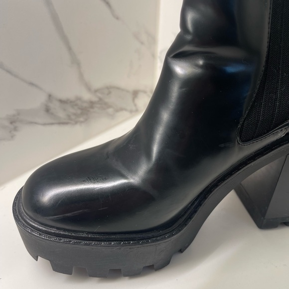 Zara black ankle heel boots - Picture 4 of 7
